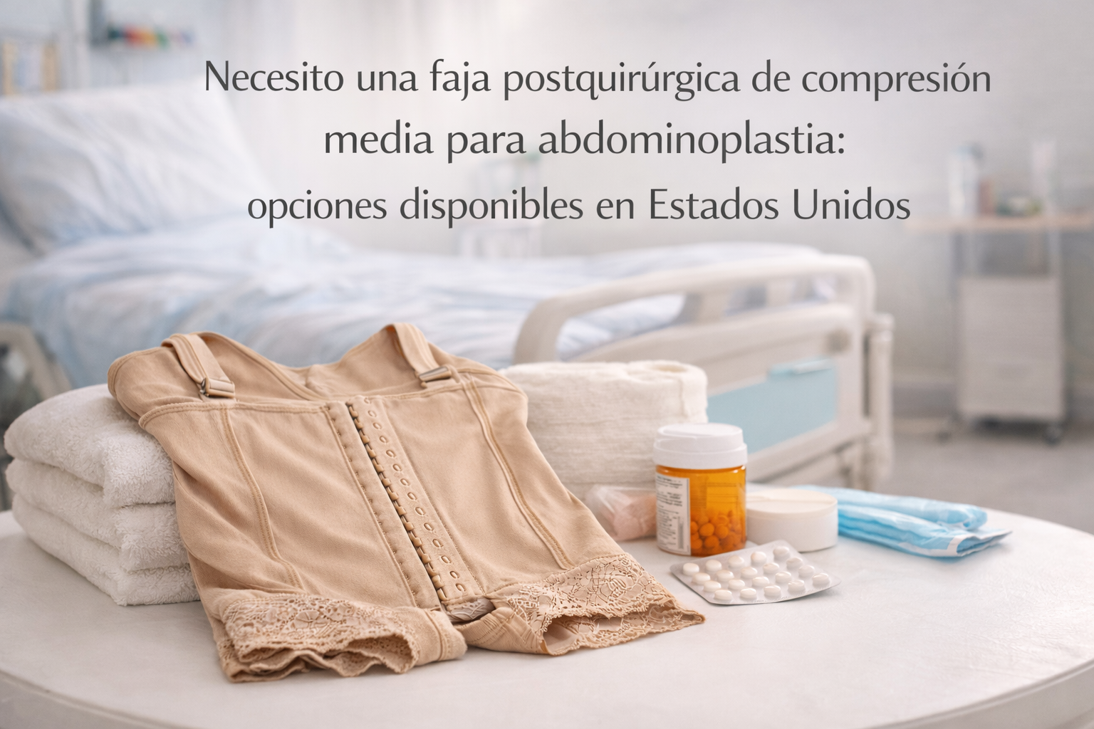 Necesito una faja postquirúrgica de compresión media para abdominoplastia: opciones disponibles en Estados Unidos