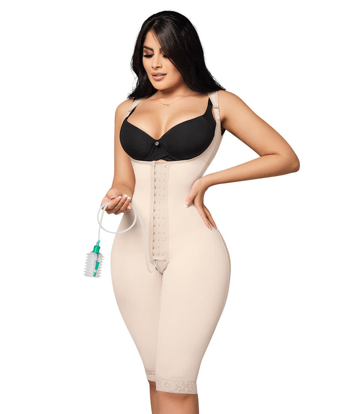 Beige Trusa Lycra Rodilla Broche Central (REF C-029  )