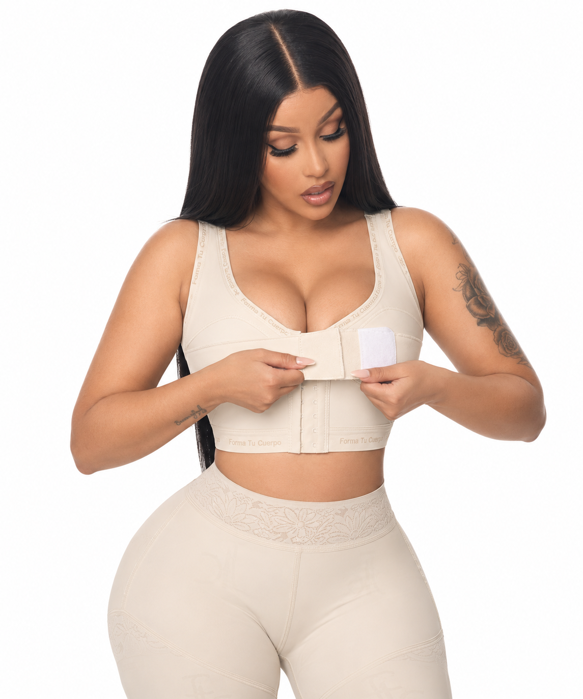 Post-surgical bra with band: Bust lift &amp; chest stability (Ref. C-039)