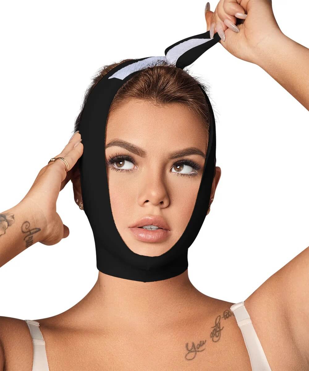 Post-surgical facial girdle:Chin lift &amp; jawline shaping (Ref. C-049 / C-048)