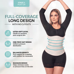 Post-operative foam – Support and comfort for Tummy Tuck Recovery (Ref. C-055 / C-155)