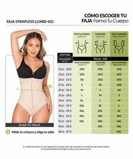Faja Strapless Hilo Body LUXBD-021