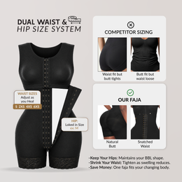 LuxuryQueen BBL post-surgical girdle: Butt lift &amp; tummy control (Luxbbl-293)