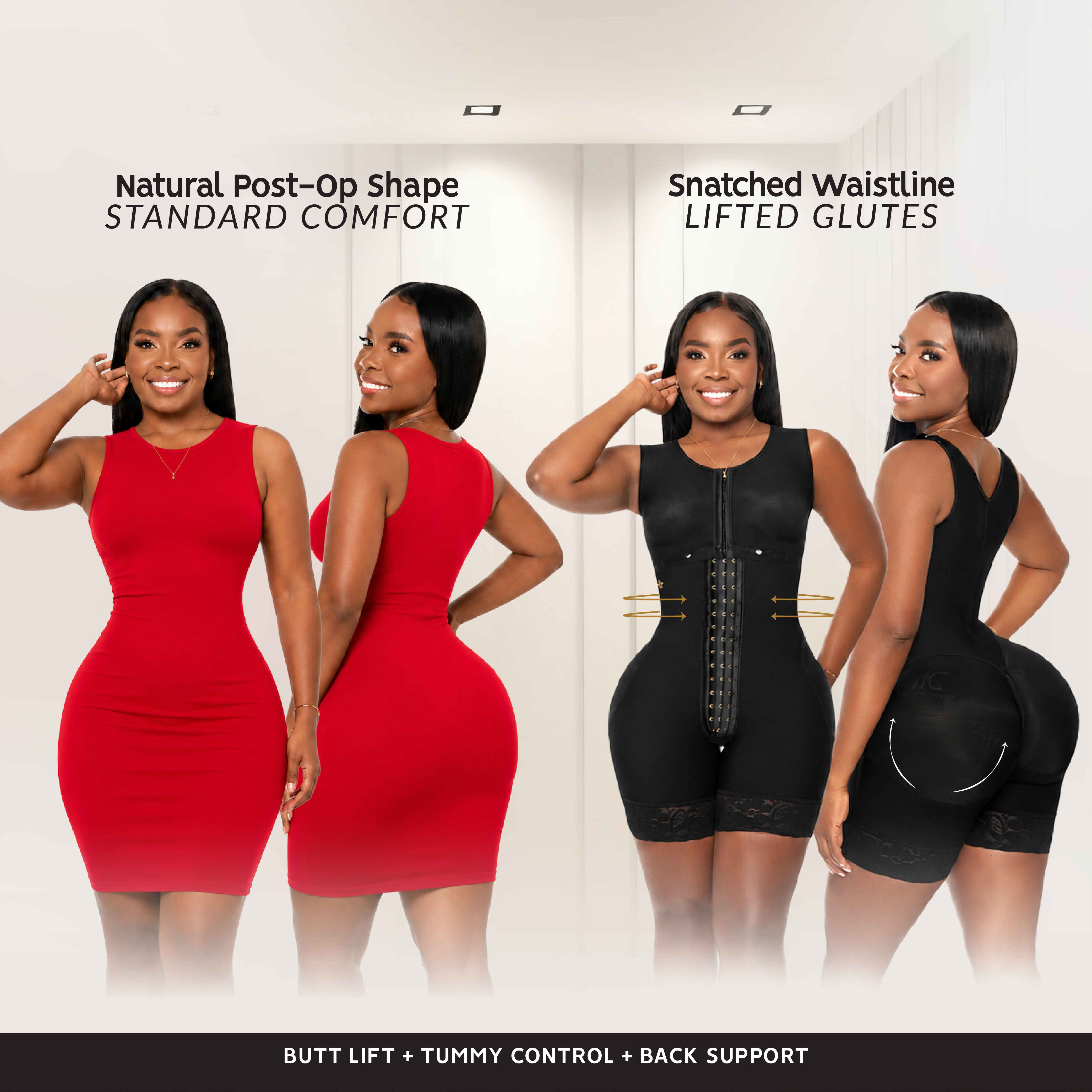 LuxuryQueen BBL post-surgical girdle: Butt lift &amp; tummy control (Luxbbl-293)