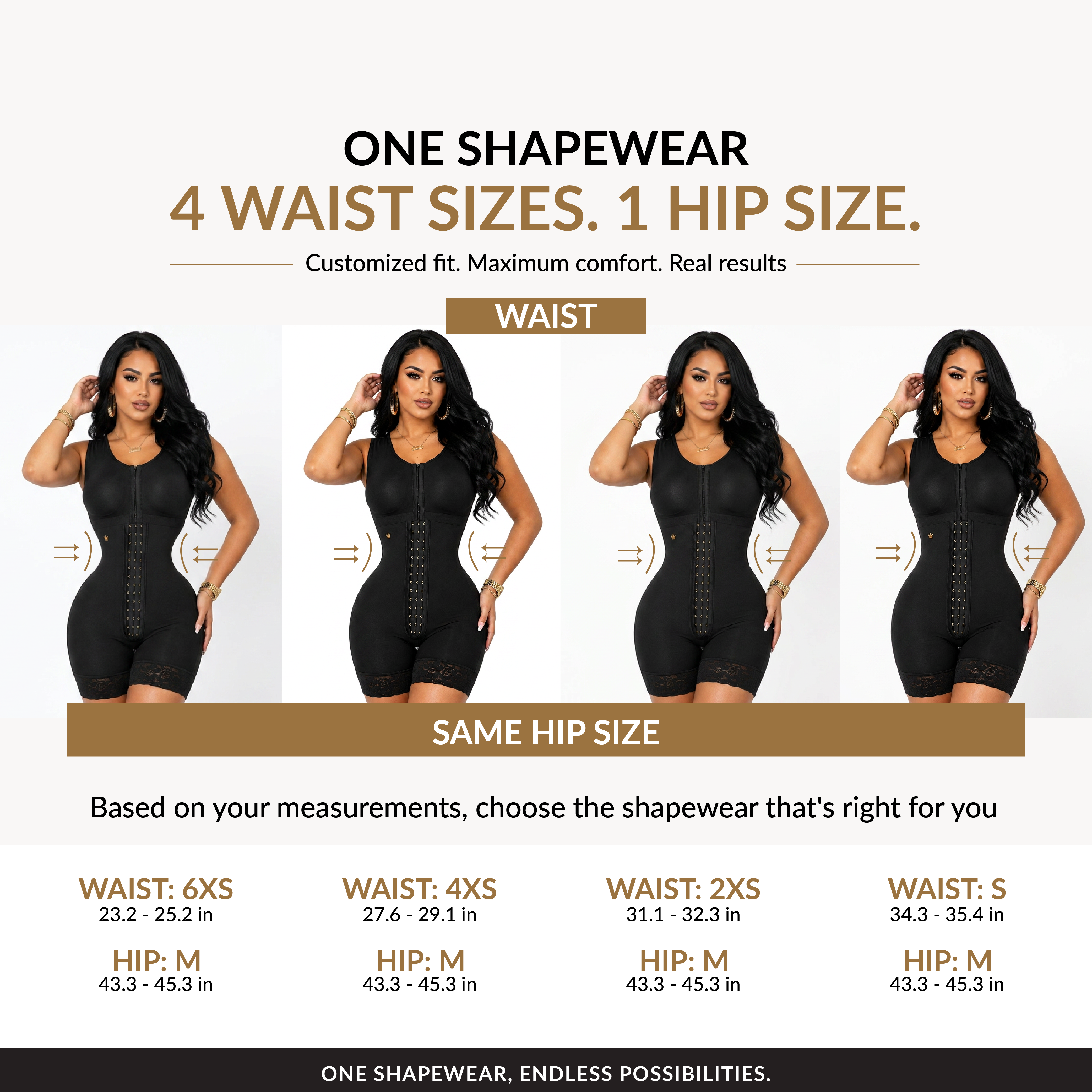LuxuryQueen BBL post-surgical girdle: Butt lift &amp; tummy control (Luxbbl-293)