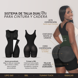 LuxuryQueen BBL post-surgical girdle: Butt lift &amp; tummy control (Luxbbl-293)