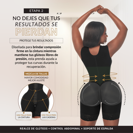 Faja Luxury Queen BBL con doble tallaje para cintura pequeña y caderas anchas( Luxbbl-293 )