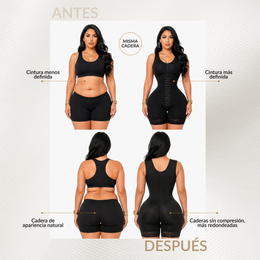 Faja Luxury Queen BBL con doble tallaje para cintura pequeña y caderas anchas( Luxbbl-293 )