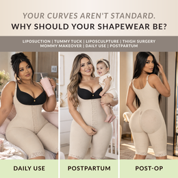 Colombian Hourglass Waist Trainer: Waist Sculpt &amp; Glute Lift: Post-Op, Postpartum &amp; Daily Use (Ref. O-021)