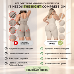 Colombian Hourglass Waist Trainer: Waist Sculpt &amp; Glute Lift: Post-Op, Postpartum &amp; Daily Use (Ref. O-021)