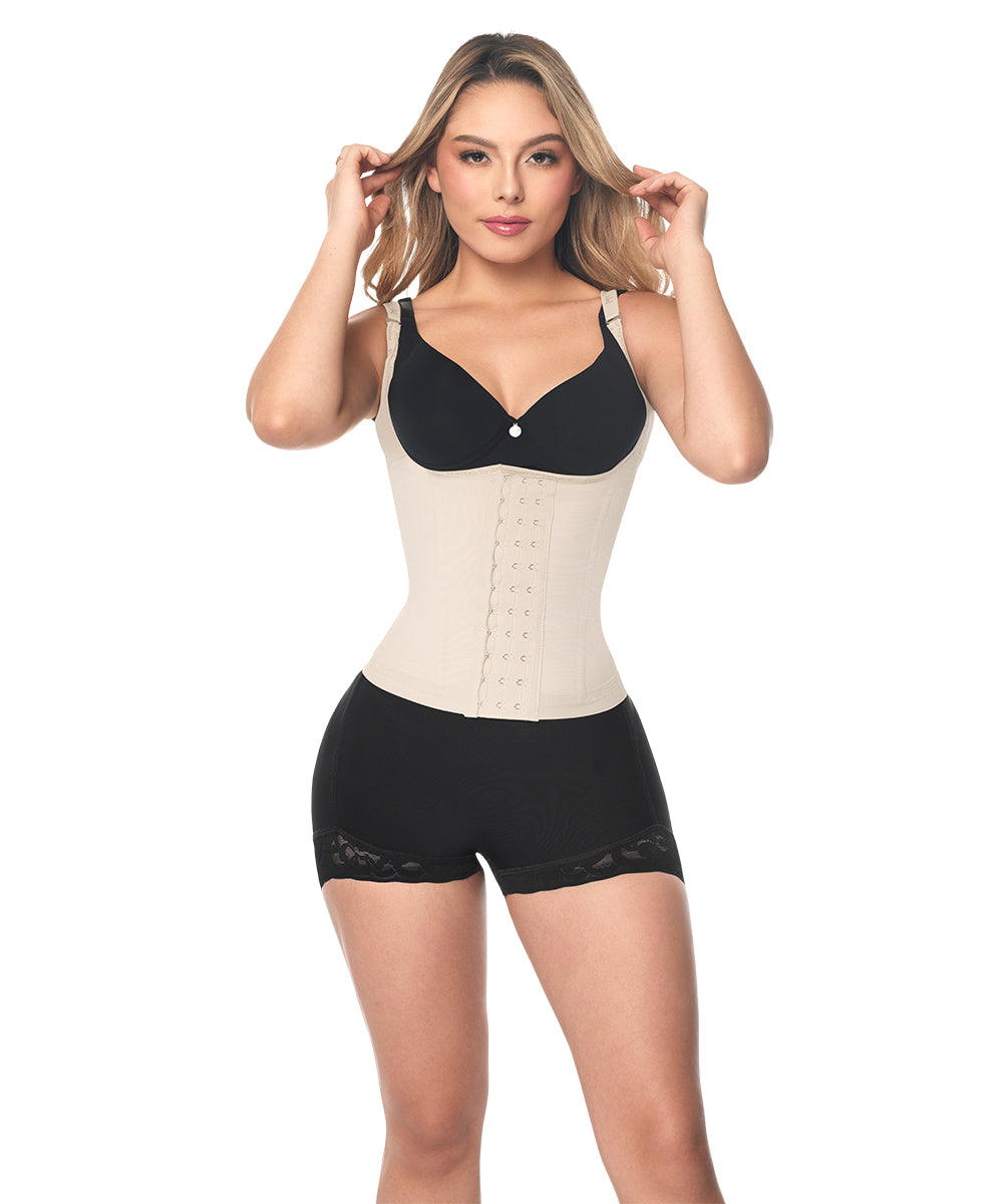 Colombian girdle vest: Back support waist trainer (Ref. O-060)