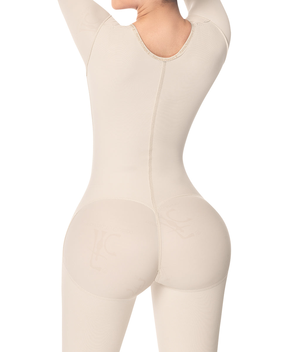 Faja postquirúrgica cuerpo completo: Moldeado torso a piernas: Ideal 'para uso diario y postparto ( Ref. O-102 )