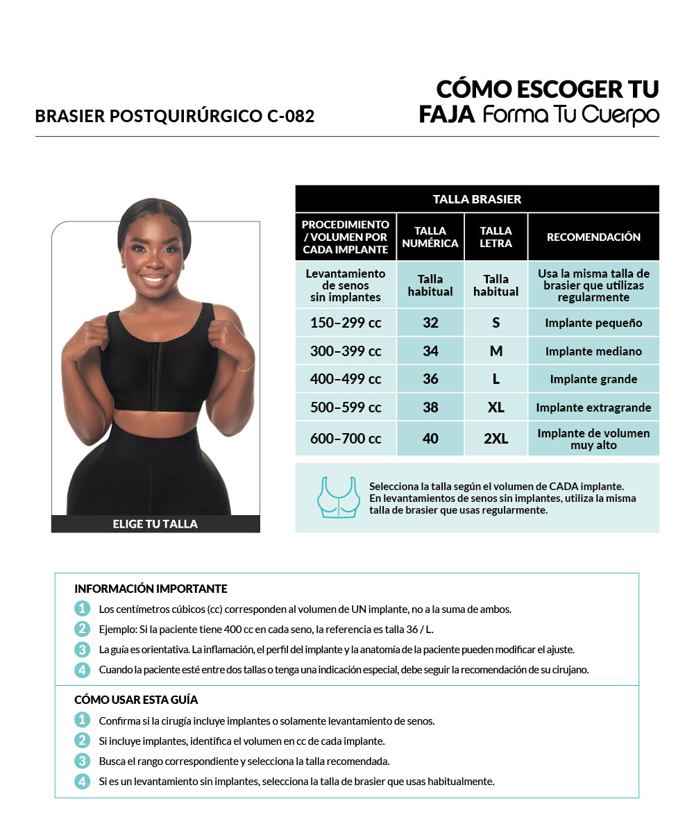 Guía de tallas de este producto
