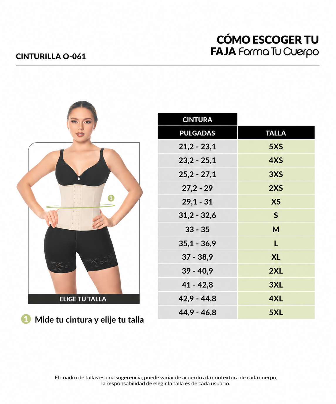 CINTURILLA STRAPLESS ( Ref. O-061 / O-064 )