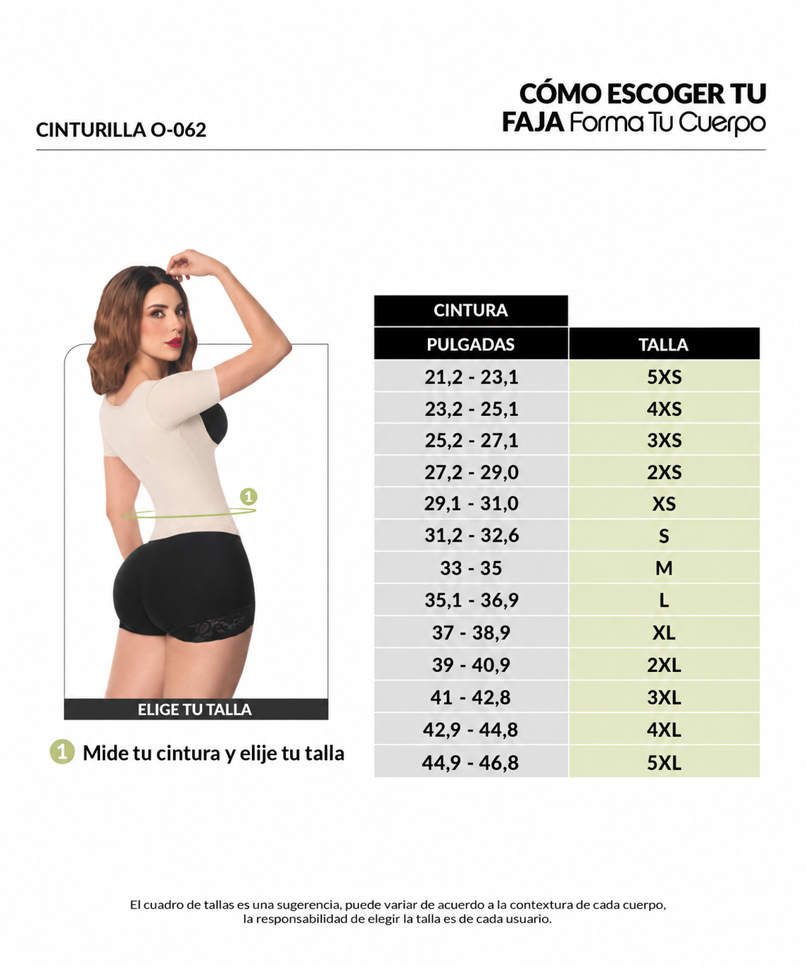 Cinturilla Colombiana con Mangas : Waist Trainer con Posture Control ( Ref. O-062)