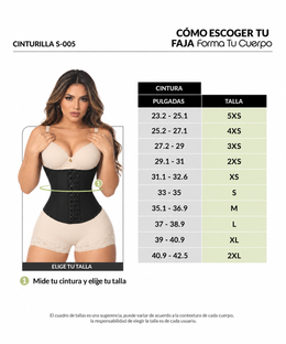 Faja latex - Moldeadora ( Ref. S-005 )