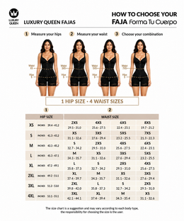 Luxury Queen wide hip girdle: Ideal for BBL (Ref. LUXBBL-013 / LUXBBL-213)